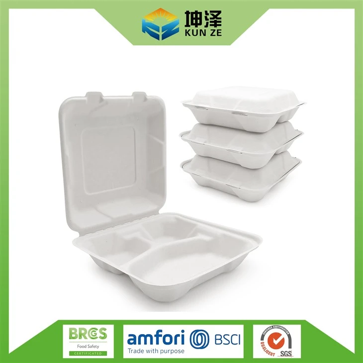 Scatola per alimenti in bagassa