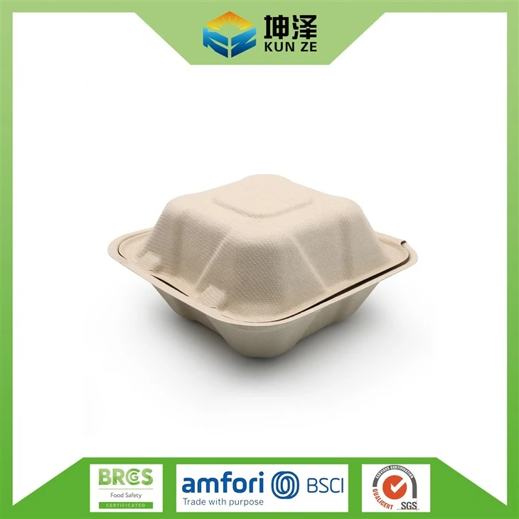 Bagasse Hamburger Box